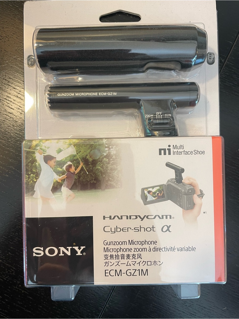 NEVER OPENED Sony Handycam Cybershot  ECM-GZ1M Gunzoom Microphone